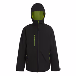 Regatta Mens Navigate Insulated Waterproof Jacket - 3XL, Black/Lime Green
