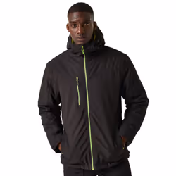 Regatta Mens Navigate Insulated Waterproof Jacket - 3XL, Black/Lime Green
