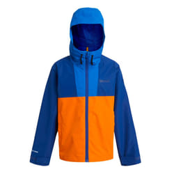 Regatta Childrens/Kids Hanleigh Waterproof Jacket - 13 Years, Oxford Blue/New Royal/Persimmon