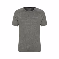 Mountain Warehouse Mens Agra Striped IsoCool T-Shirt - S, Dark Khaki