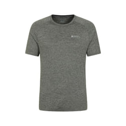 Mountain Warehouse Mens Agra Striped IsoCool T-Shirt - XS, Dark Khaki