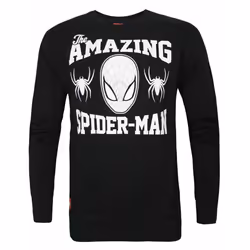 Spider-Man Mens Amazing Spider-Man Sweatshirt - L, Black