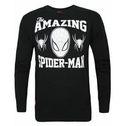 Spider-Man Mens Amazing Spider-Man Sweatshirt - L, Black