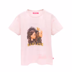 Barbie Girls Kindness Stronger Together Unity And Love T-Shirt (Pack of 2) - 7-8 Years, Multicoloured