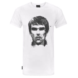 W.C.C Unisex Adult Ian Brown Longline T-Shirt - M, White