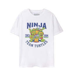 Teenage Mutant Ninja Turtles Mens 1984 Collegiate Short-Sleeved T-Shirt - 3XL, White