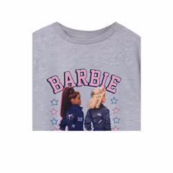 Barbie Girls High School Short-Sleeved T-Shirt - 9-10 Years, Grey Marl
