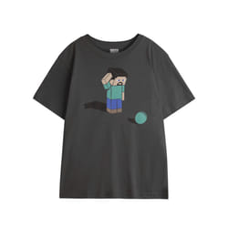 Minecraft Childrens/Kids Confused T-Shirt - 7-8 Years, Black