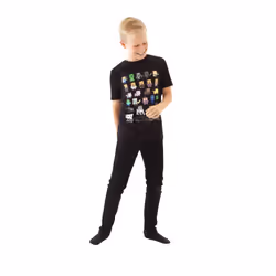 Minecraft Childrens/Kids Confused T-Shirt - 7-8 Years, Black
