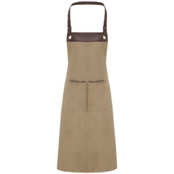 Premier Unisex Adult Espresso Full Apron - One Size, Khaki/Brown