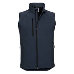 Russell Mens Softshell Gilet - XS, French Navy
