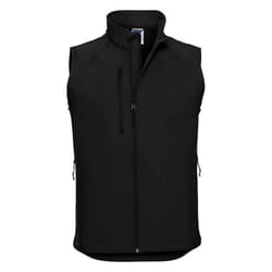 Russell Mens Softshell Gilet - XXL, Black