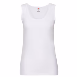 Fruit of the Loom Womens/Ladies Valueweight Lady Fit Vest Top - 10 UK, White