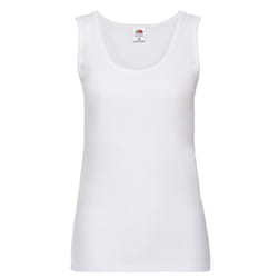 Fruit of the Loom Womens/Ladies Valueweight Lady Fit Vest Top - 14 UK, White