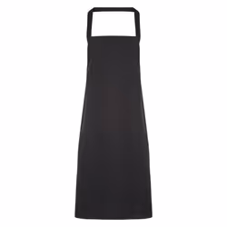 Premier Unisex Adult Cotton Bibbed Apron - One Size, Black