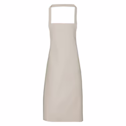 Premier Unisex Adult Cotton Bibbed Apron - One Size, Natural