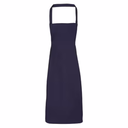 Premier Unisex Adult Cotton Bibbed Apron - One Size, Navy