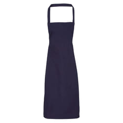 Premier Unisex Adult Cotton Bibbed Apron - One Size, Navy