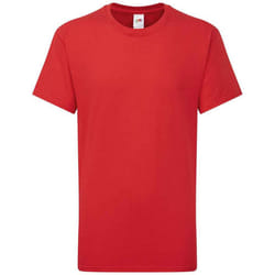 Fruit of the Loom Childrens/Kids Iconic 195 Premium T-Shirt - 12-13 Years, Red