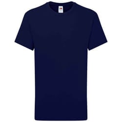 Fruit of the Loom Childrens/Kids Iconic 195 Premium T-Shirt - 12-13 Years, Deep Navy