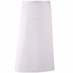 Premier Colours Bar Apron - One Size, White