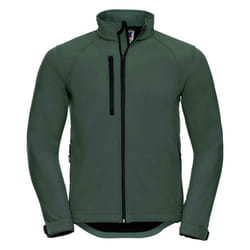 Russell Mens Plain Soft Shell Jacket - XS, Bottle