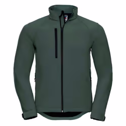Russell Mens Plain Soft Shell Jacket - L, Bottle