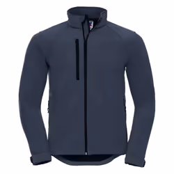 Russell Mens Plain Soft Shell Jacket - 4XL, French Navy