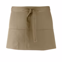 Premier Colours 3 Pocket Short Apron - One Size, Olive