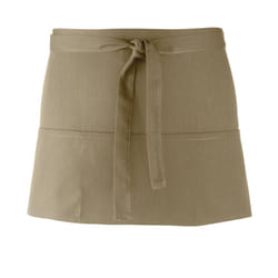Premier Colours 3 Pocket Short Apron - One Size, Olive