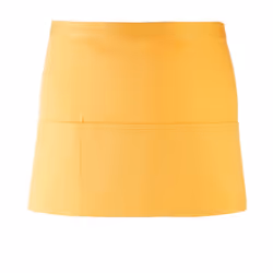 Premier Colours 3 Pocket Short Apron - One Size, Sunflower