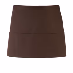 Premier Colours 3 Pocket Short Apron - One Size, Brown