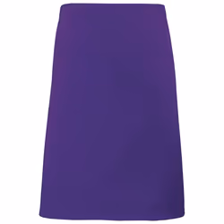 Premier Colours Mid Length Apron - One Size, Purple