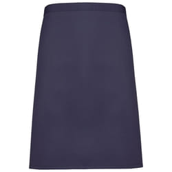 Premier Colours Mid Length Apron - One Size, Marine Blue