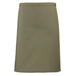 Premier Colours Mid Length Apron - One Size, Olive