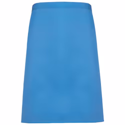 Premier Colours Mid Length Apron - One Size, Sapphire Blue