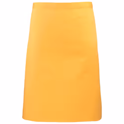 Premier Colours Mid Length Apron - One Size, Sunflower