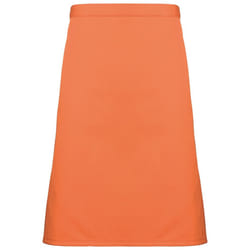 Premier Colours Mid Length Apron - One Size, Terracotta