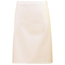 Premier Colours Mid Length Apron - One Size, Natural