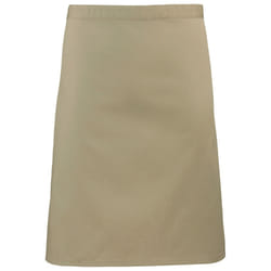 Premier Colours Mid Length Apron - One Size, Khaki
