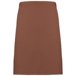 Premier Colours Mid Length Apron - One Size, Mocha