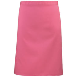 Premier Colours Mid Length Apron - One Size, Fuchsia