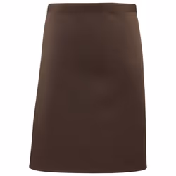 Premier Colours Mid Length Apron - One Size, Brown