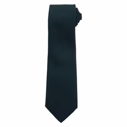 Premier Plain Polyester Tie - One Size, Bottle Green