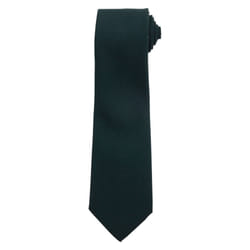 Premier Plain Polyester Tie - One Size, Bottle Green