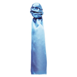Premier Colours Plain Scarf - One Size, Mid Blue