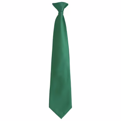 Premier Unisex Adult Colours Fashion Plain Clip-On Tie - One Size, Emerald