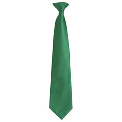 Premier Unisex Adult Colours Fashion Plain Clip-On Tie - One Size, Emerald
