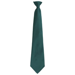 Premier Unisex Adult Colours Fashion Plain Clip-On Tie - One Size, Bottle