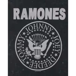 Amplified Womens/Ladies Seal Ramones Macrame Logo Sweatshirt - XS, Charcoal